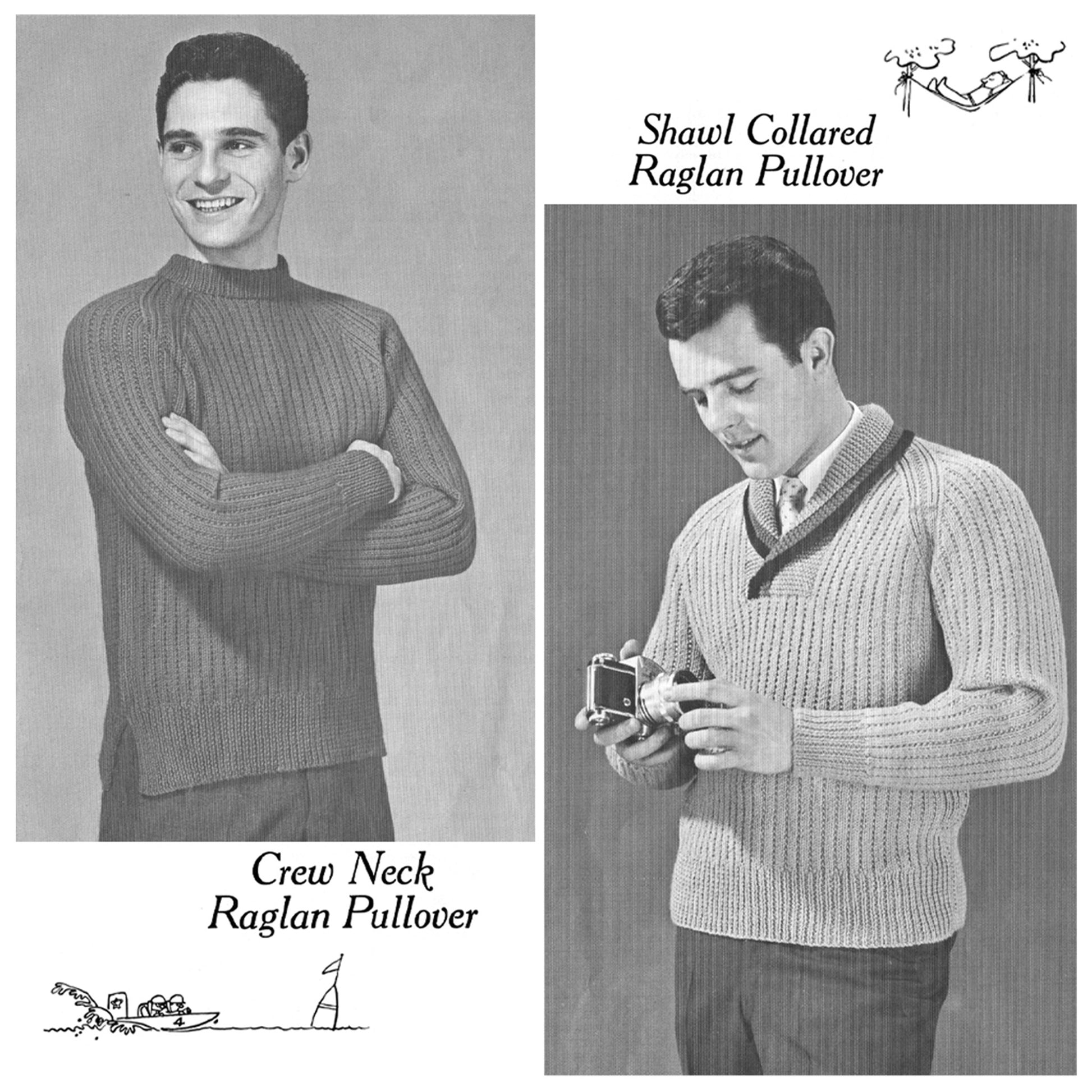 vintage knitting patterns download Day17Vintage B1038 Handknits for Men by Beehive
