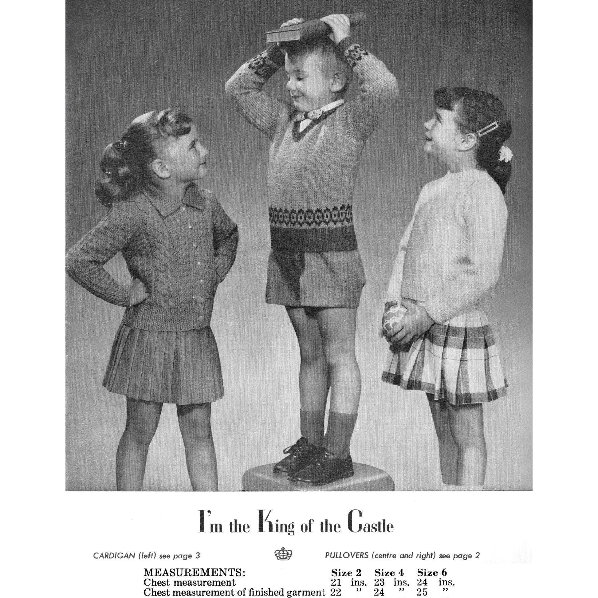 vintage knitting patterns download Day17Vintage B1085 Designs in Double Knitting by Beehive