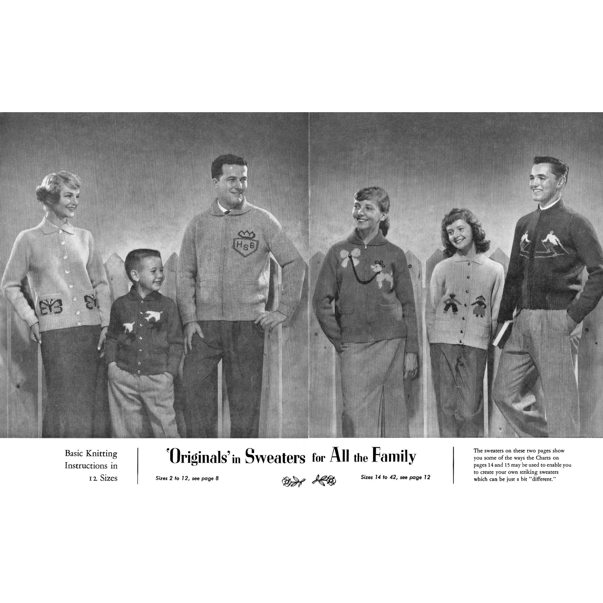 vintage knitting patterns download Day17Vintage B1085 Designs in Double Knitting by Beehive