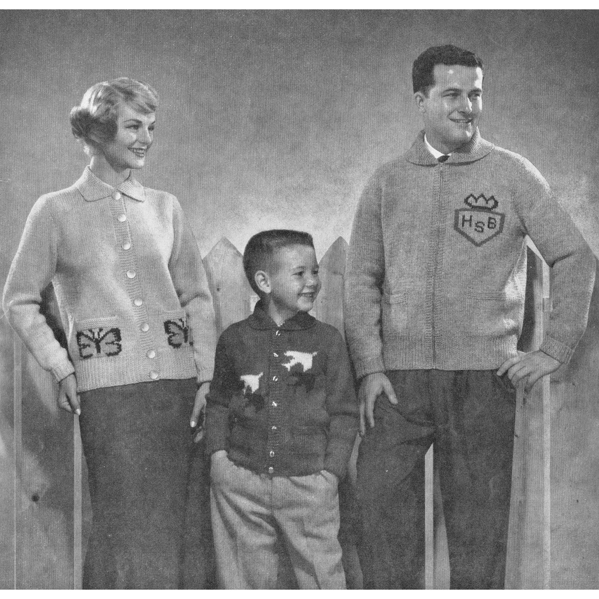 vintage knitting patterns download Day17Vintage B1085 Designs in Double Knitting by Beehive