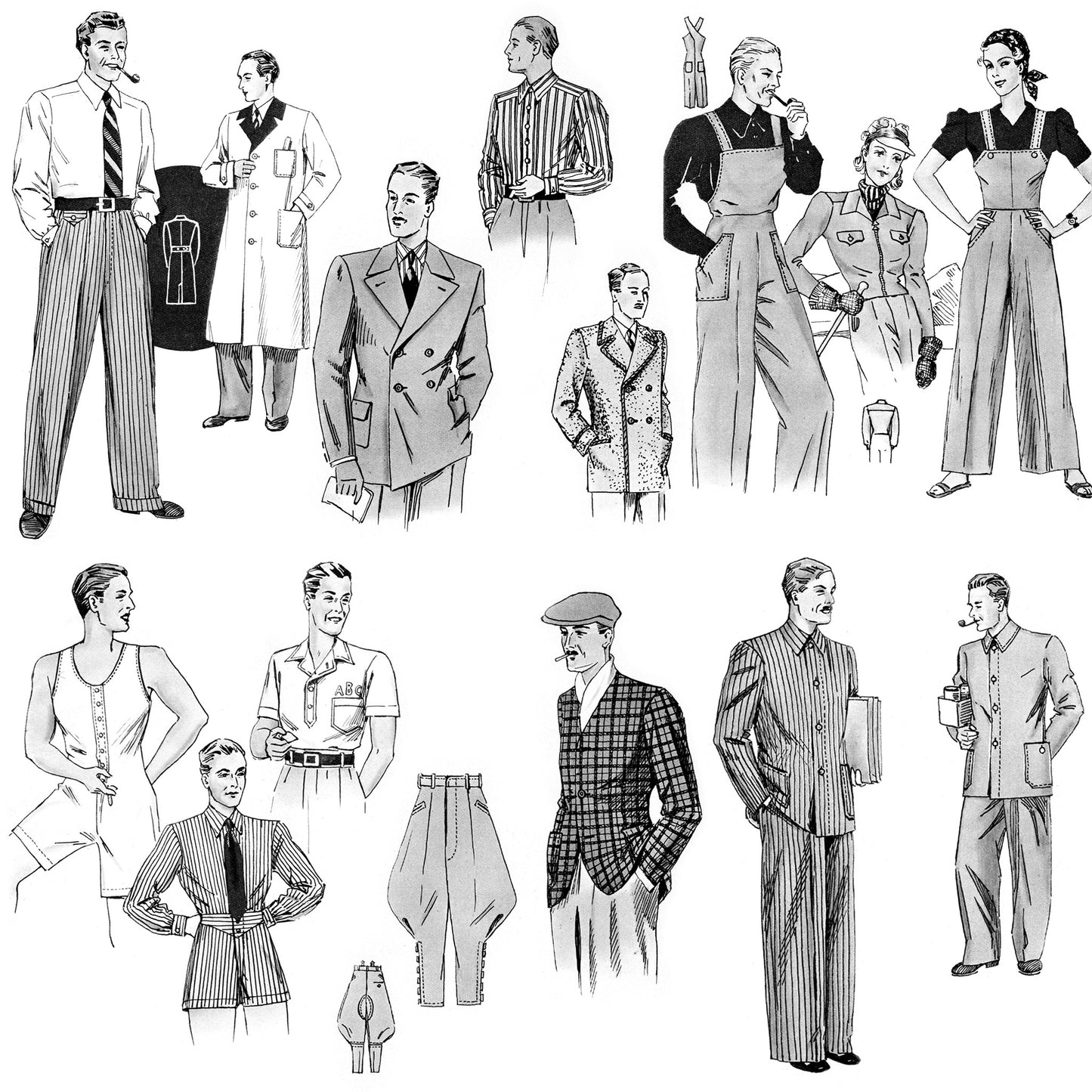 Vintage War Era 1940 German Pattern Drafting Book