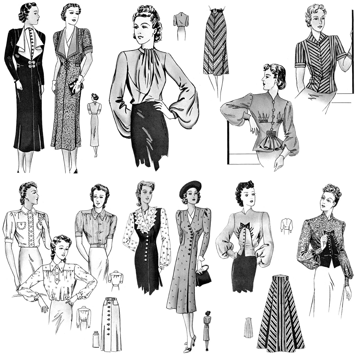 Vintage War Era 1940 German Pattern Drafting Book