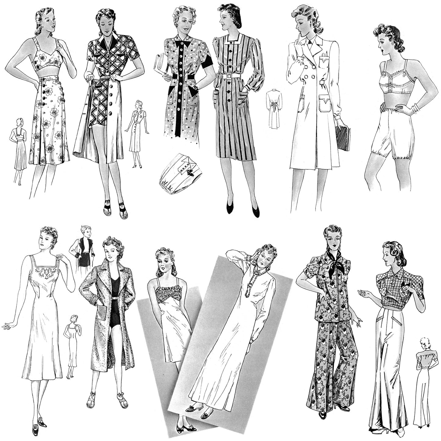 Vintage War Era 1940 German Pattern Drafting Book