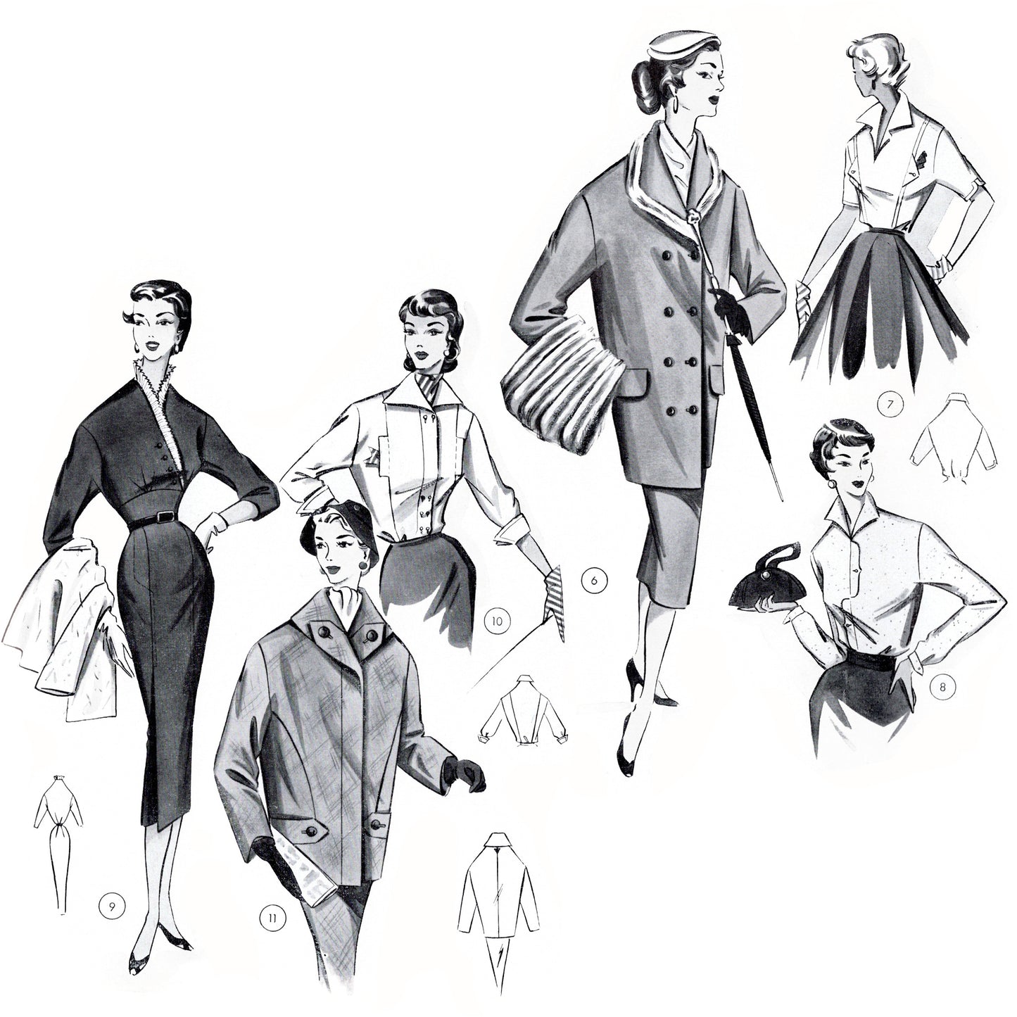 Vintage 1950s Pattern Drafting Book