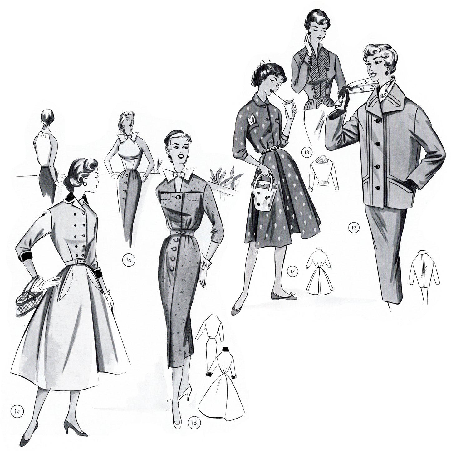 Vintage 1950s Pattern Drafting Book