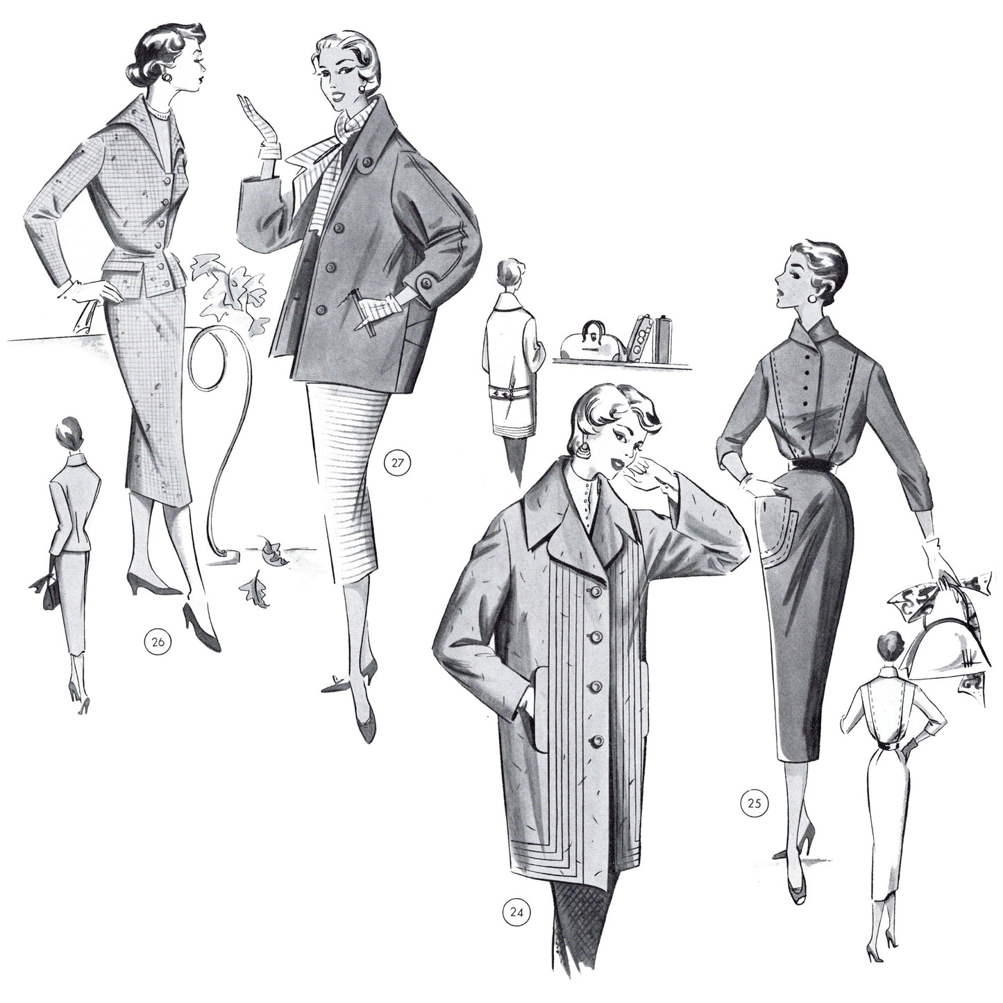 Vintage 1950s Pattern Drafting Book