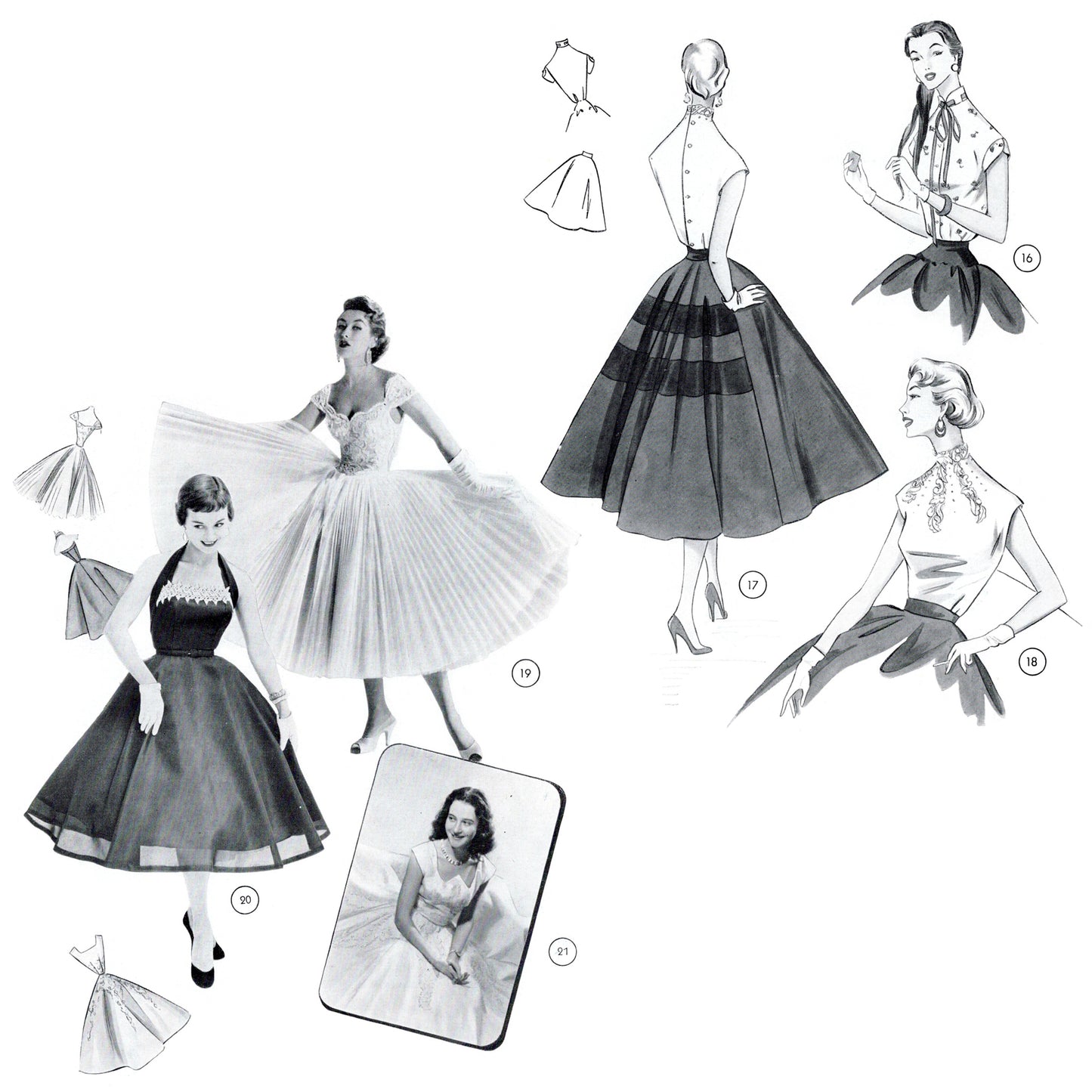 Vintage 1950s German sewing pattern drafting book