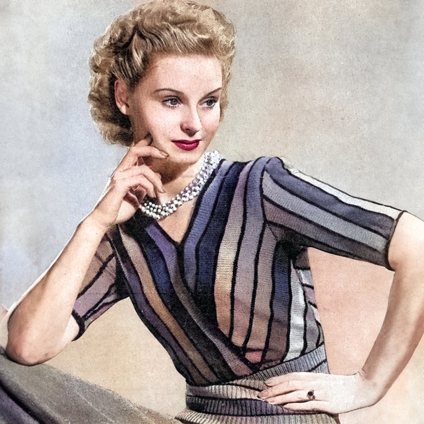 vintage knitting patterns download Day17Vintage L1237 Bestway 952