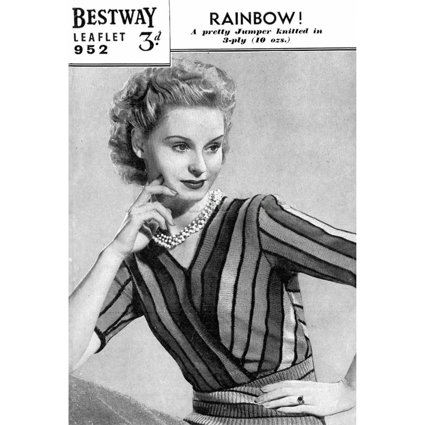 vintage knitting patterns download Day17Vintage L1237 Bestway 952