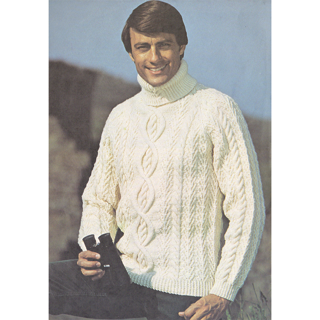 vintage knitting patterns download Day17Vintage B1081 family aran booklet