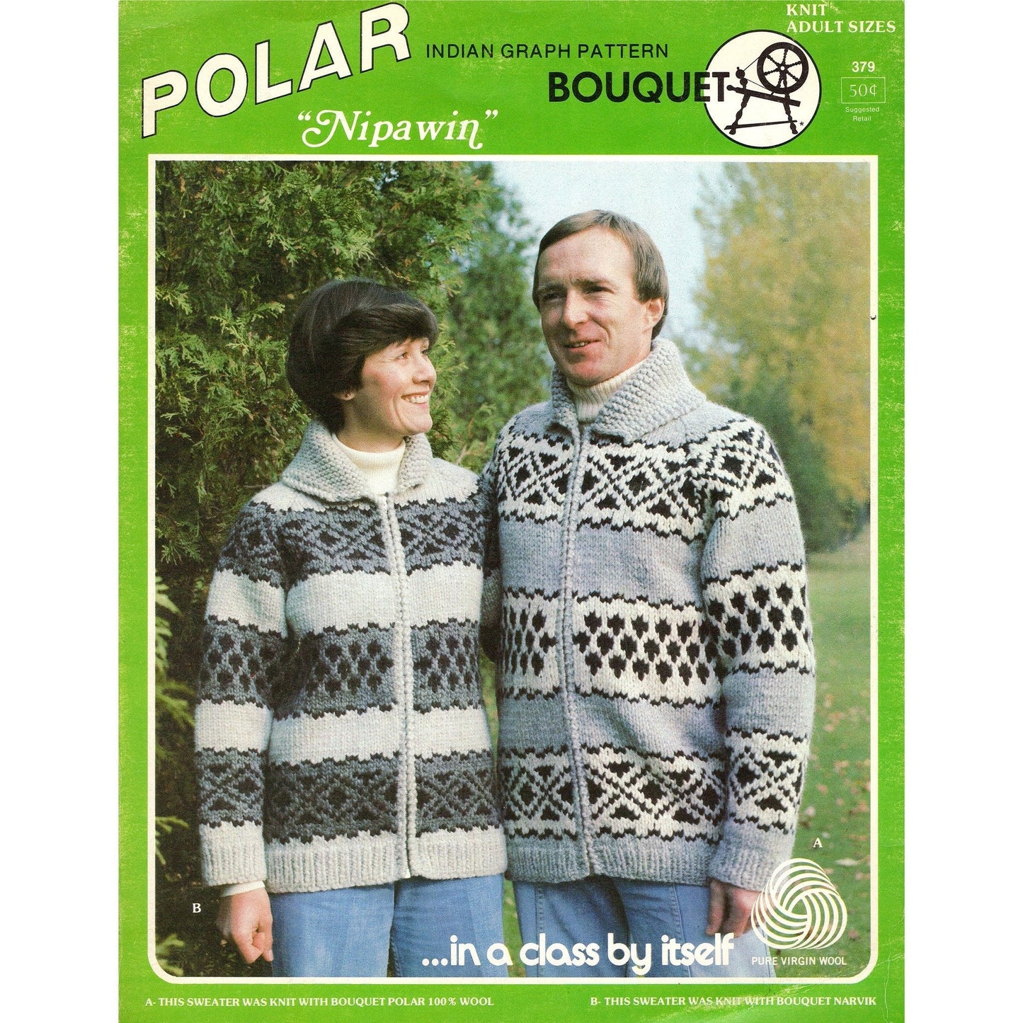 vintage knitting patterns download Day17Vintage B1042 Nipawin Cowichan Sweater