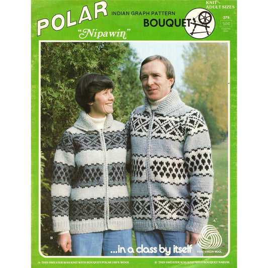 vintage knitting patterns download Day17Vintage B1042 Nipawin Cowichan Sweater