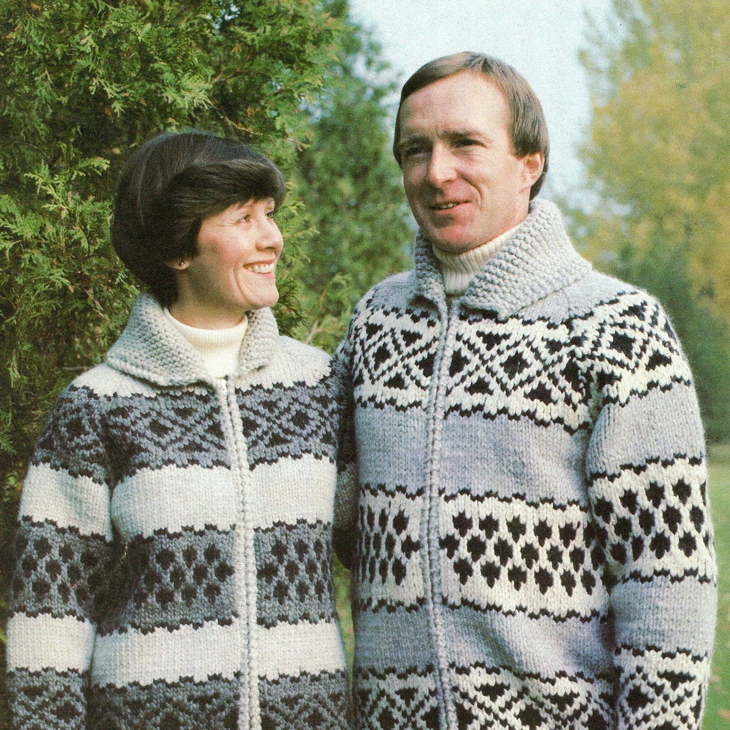 vintage knitting patterns download Day17Vintage B1042 Nipawin Cowichan Sweater