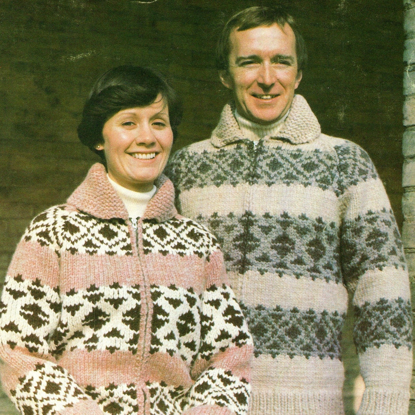 vintage knitting patterns download Day17Vintage B1044 Bouquet Polar Sitka Cowichan Sweater