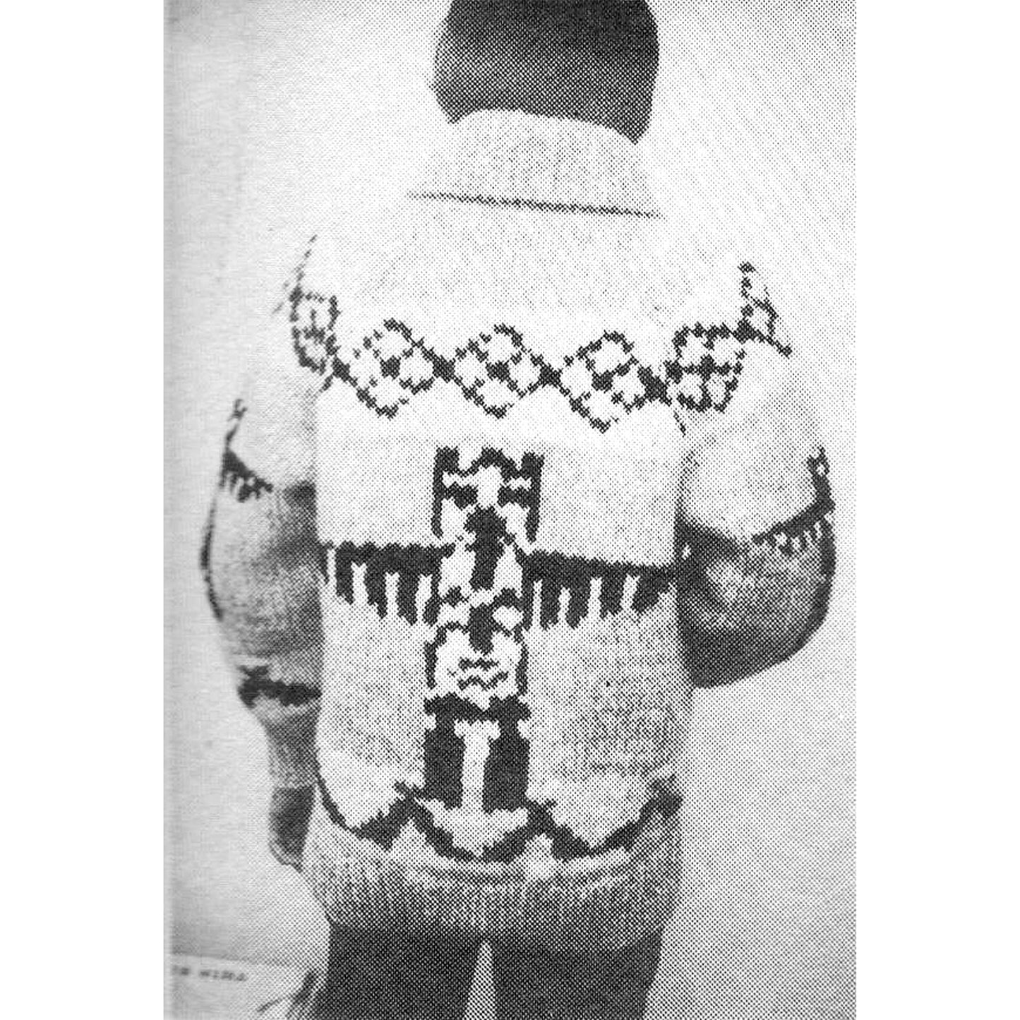 vintage knitting patterns download Day17Vintage B1049 White Buffalo 17 Cowichan Sweater
