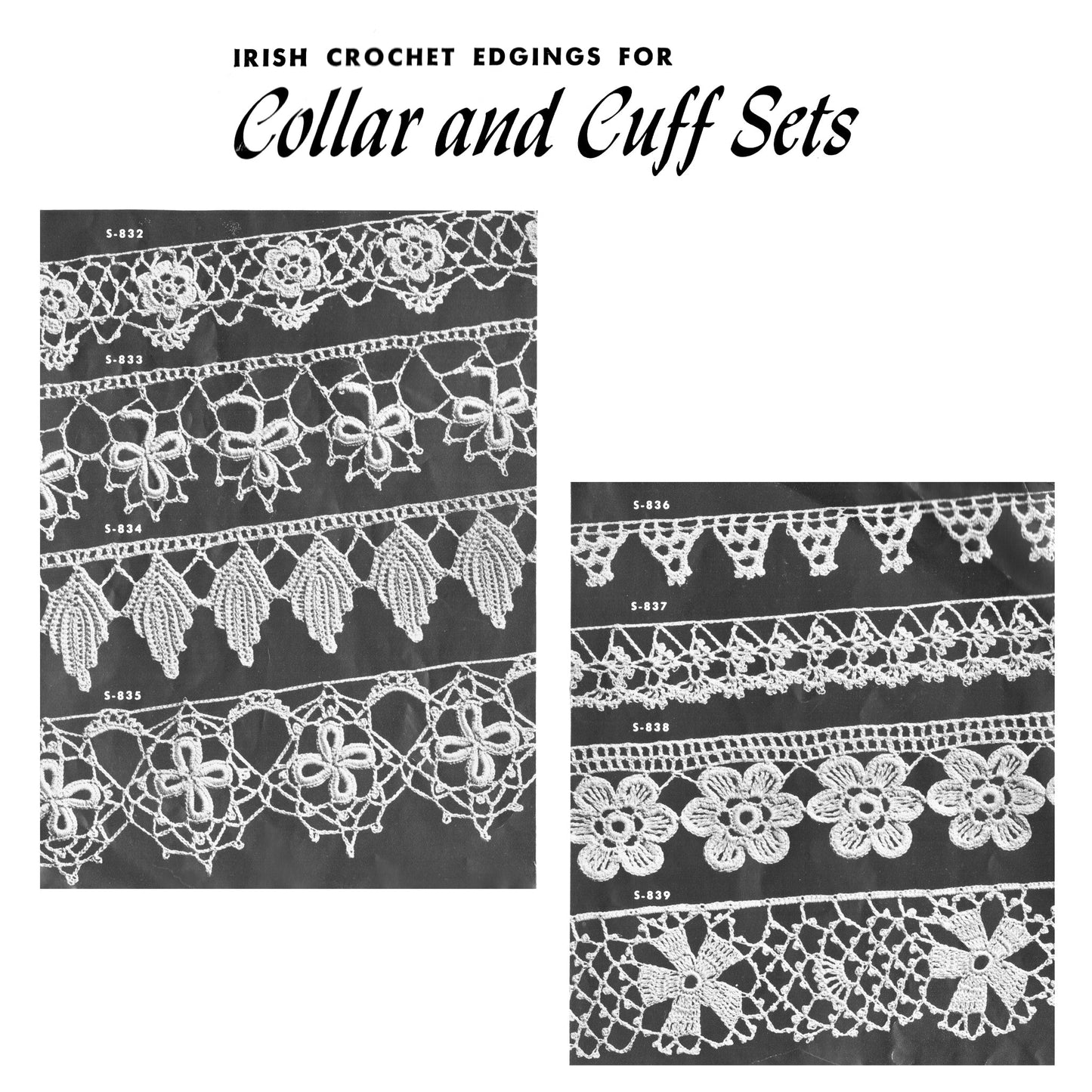 vintage knitting patterns download Day17Vintage B1077 Edgings for All Purposes Pattern Booklet