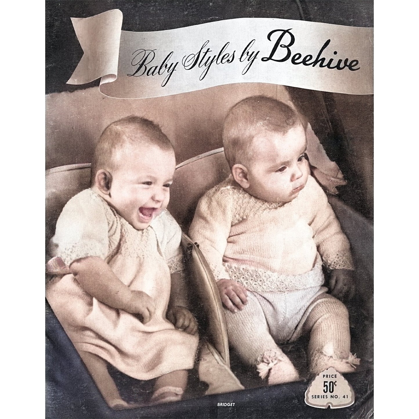 vintage knitting patterns download Day17Vintage B1028 Baby Styles by Beehive No. 41