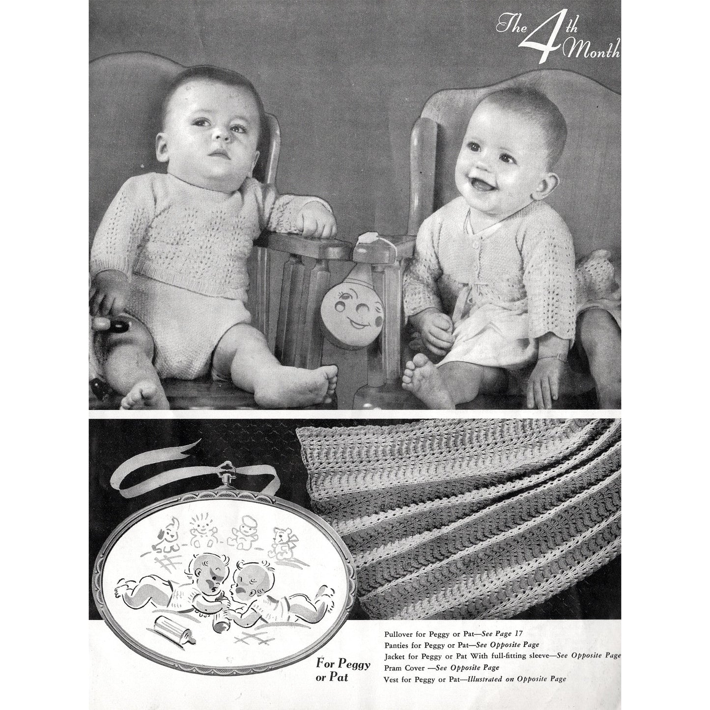 vintage knitting patterns download Day17Vintage B1028 Baby Styles by Beehive No. 41