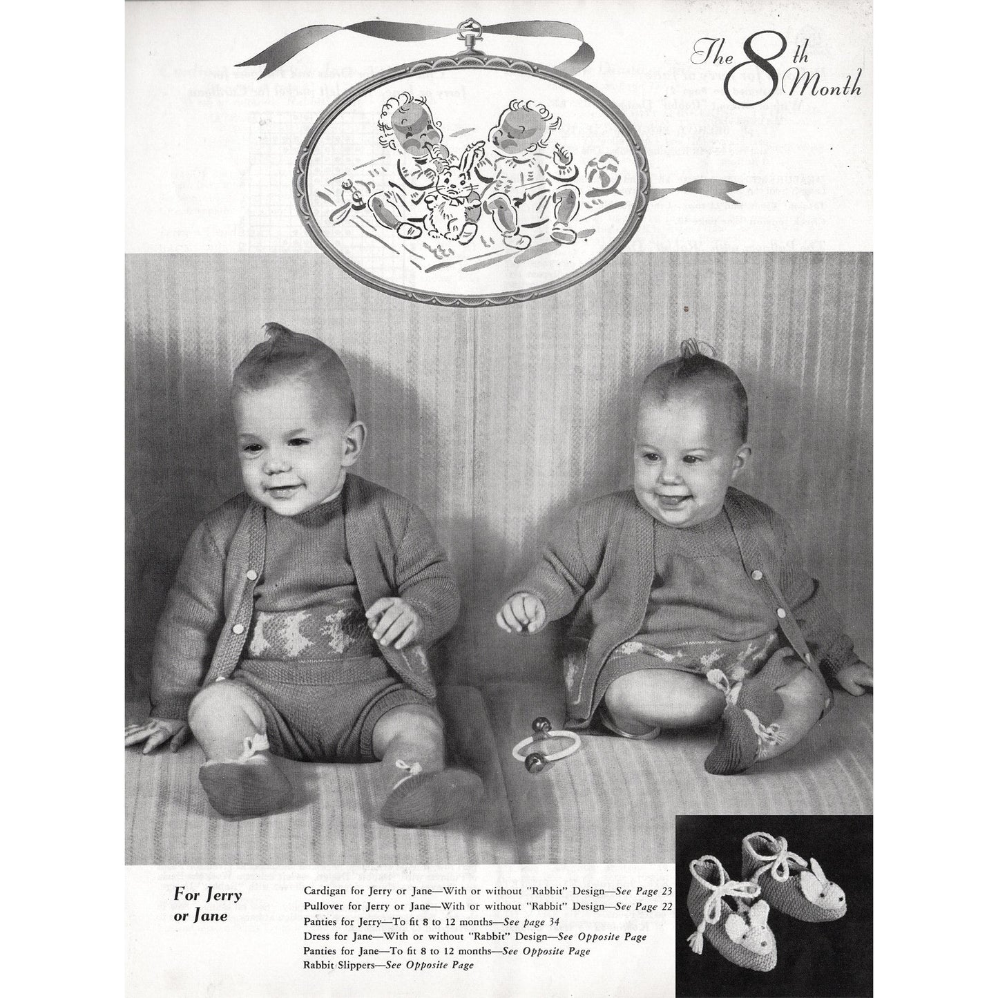 vintage knitting patterns download Day17Vintage B1028 Baby Styles by Beehive No. 41