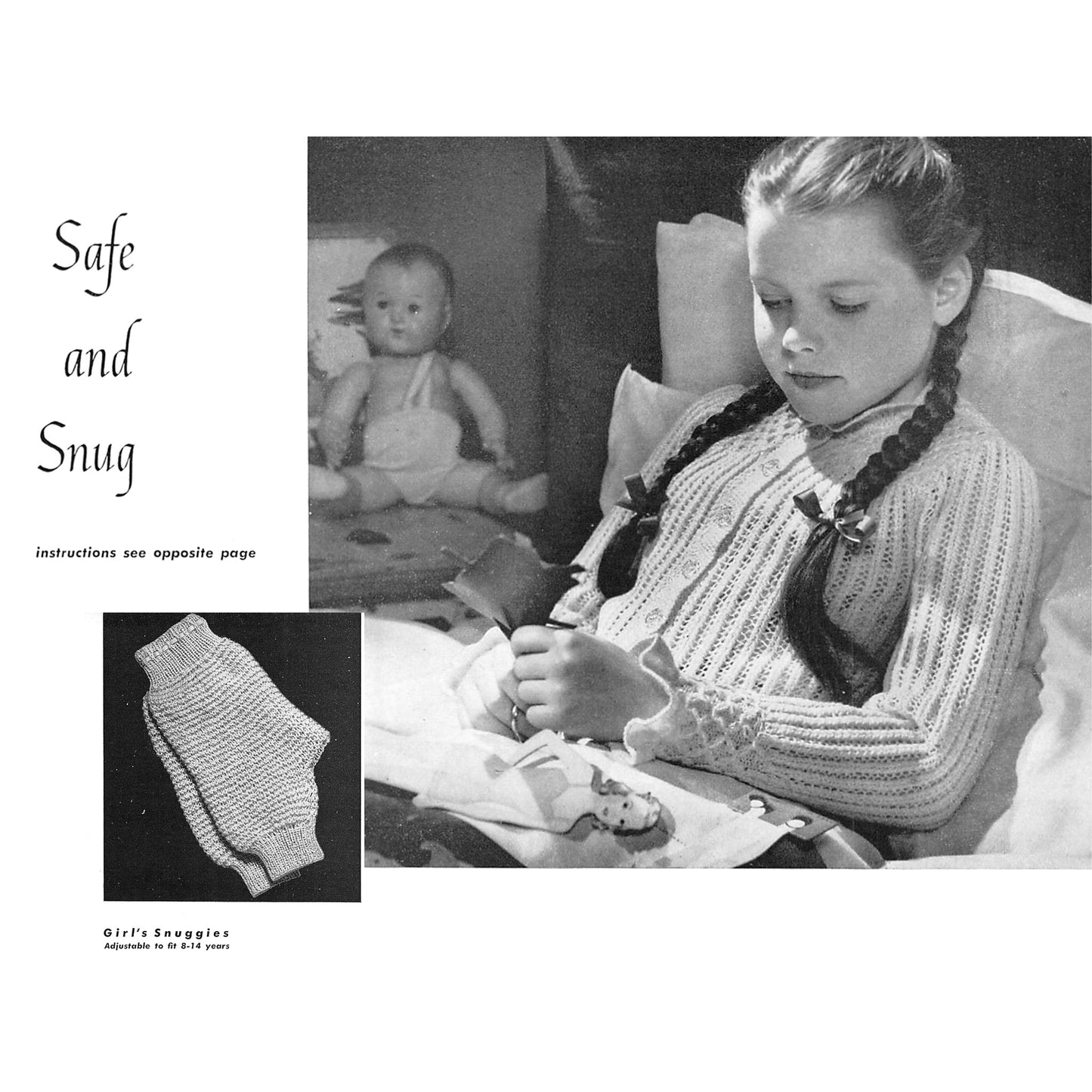 vintage knitting patterns download Day17Vintage B1052 Designs by Beehive for Restful Living