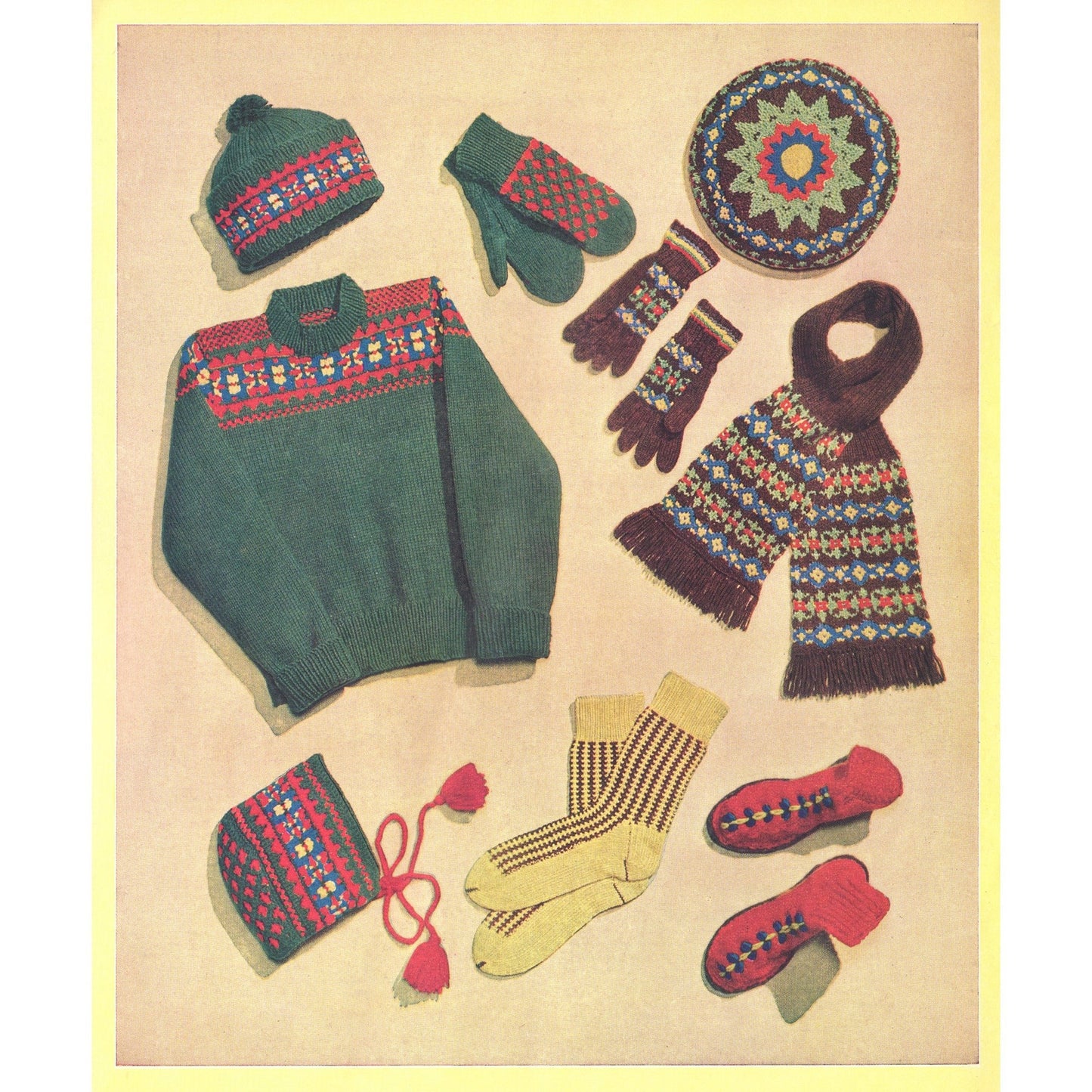 vintage knitting patterns download Day17Vintage B1054 Beehive Eight to Twelve Years No. 43