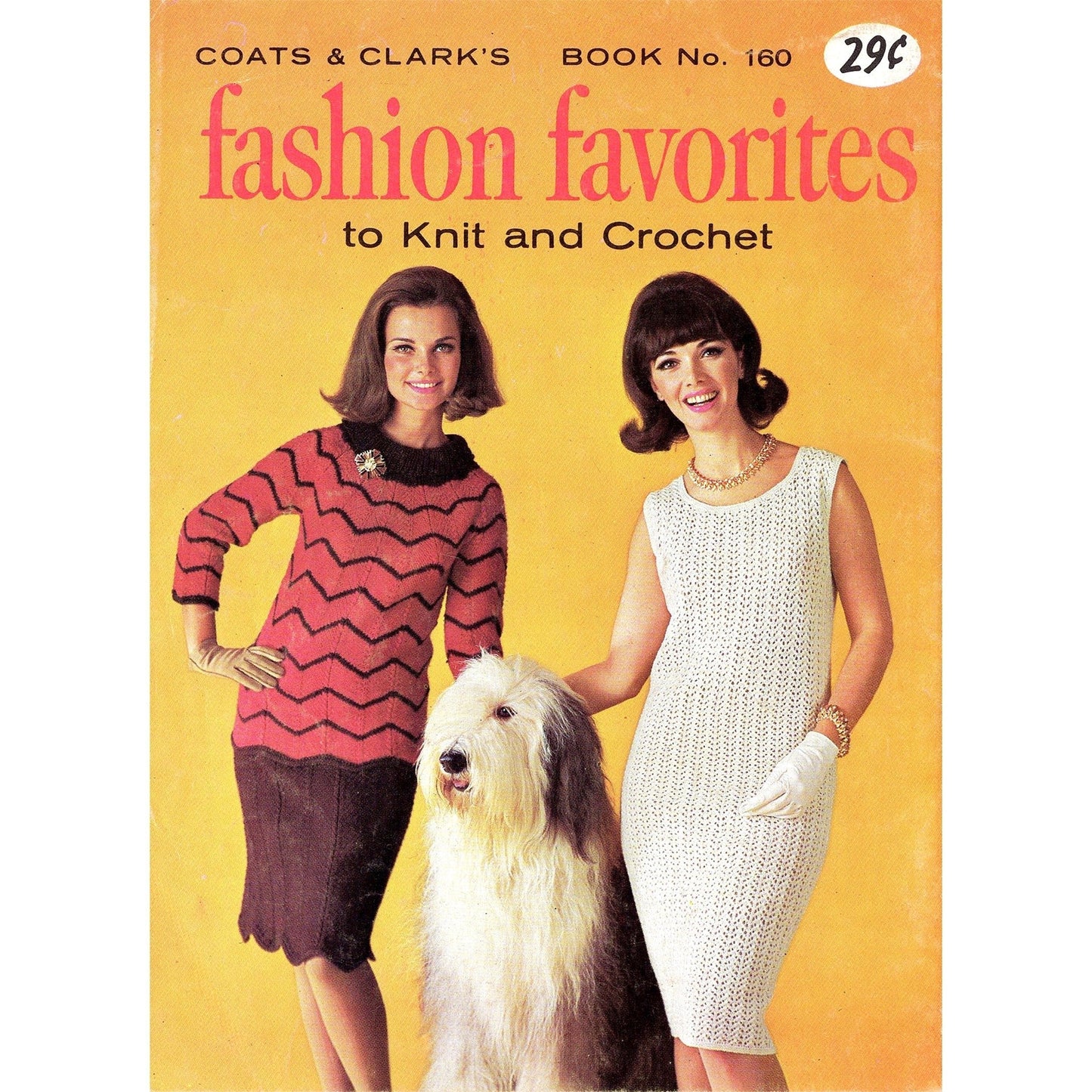vintage knitting patterns download Day17Vintage B1059 Coats and Clarks No. 160 Fashion Favorites to Knit and Crochet
