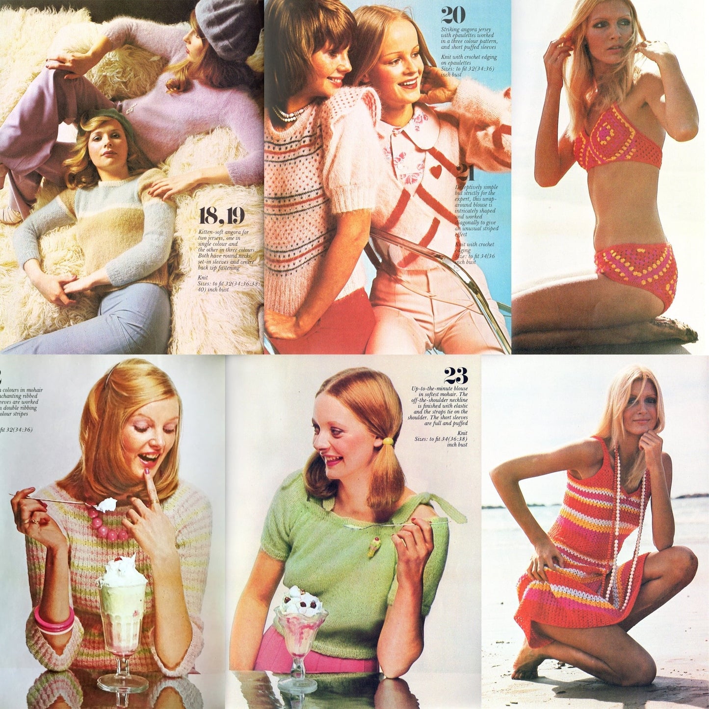 vintage knitting patterns download Day17Vintage B1071 All You Can Knit and Crochet for the Under Twenties