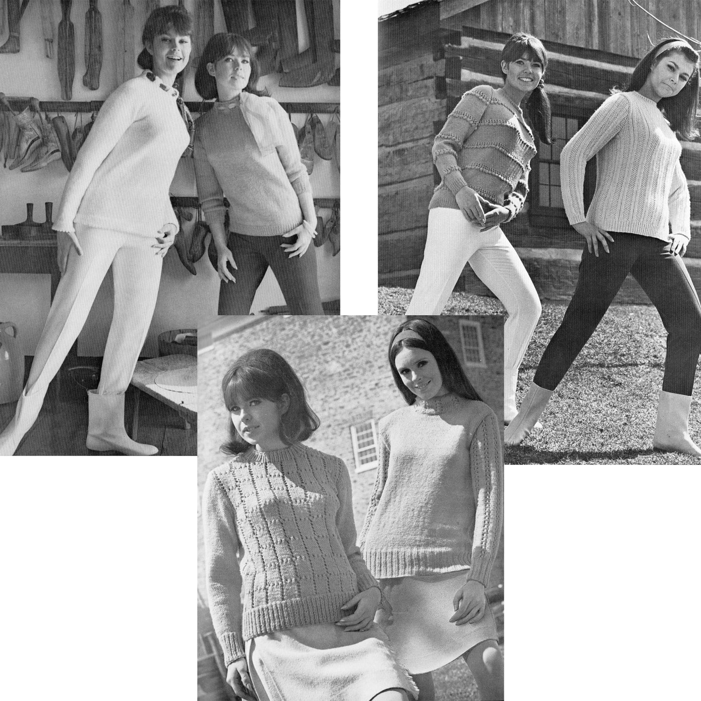 vintage knitting patterns download Day17Vintage B1080 Casual Knits by Lady Galt for the Entire Family Vol.36