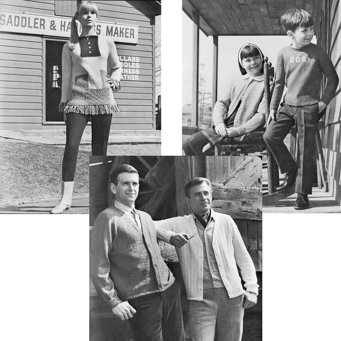 vintage knitting patterns download Day17Vintage B1080 Casual Knits by Lady Galt for the Entire Family Vol.36