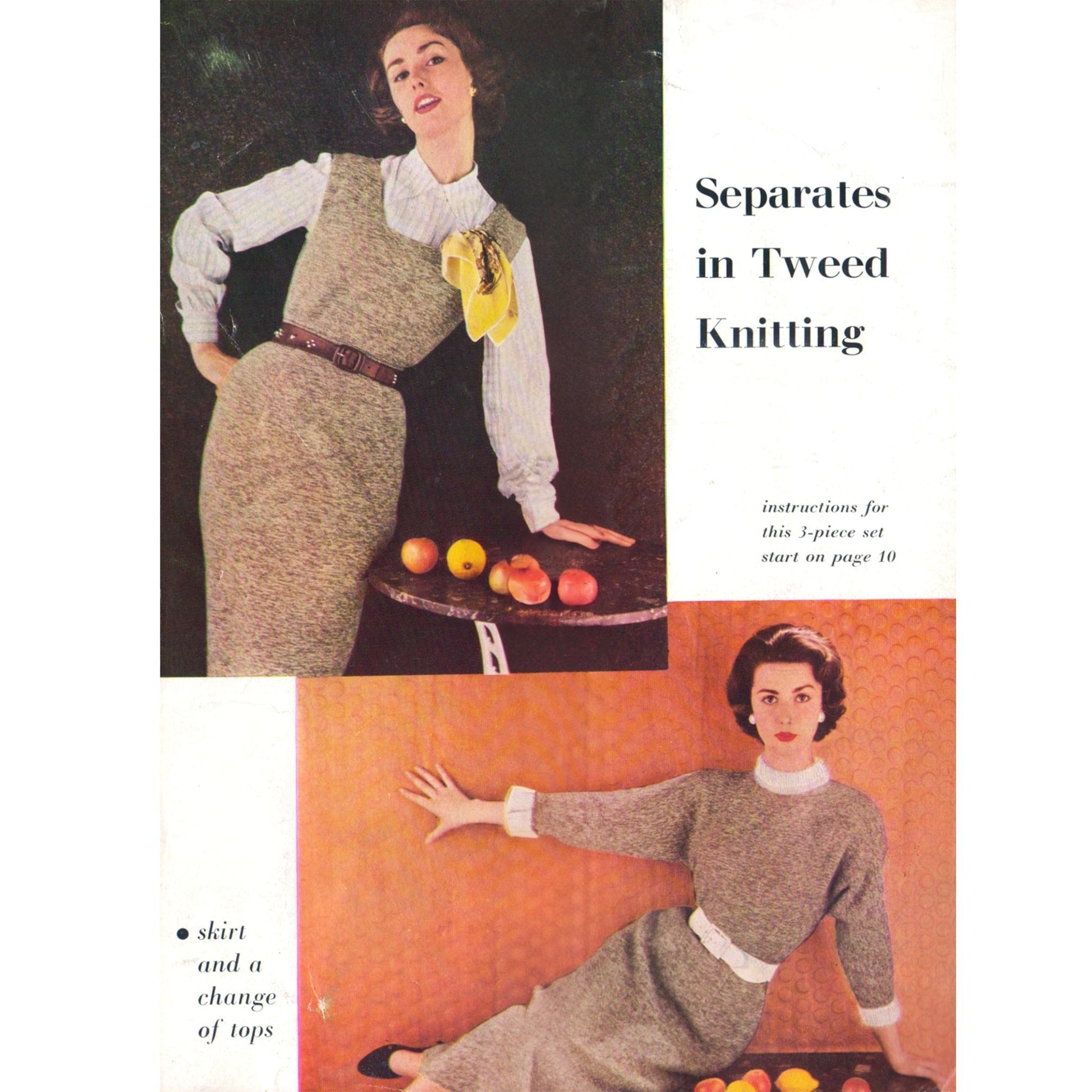 vintage knitting patterns download Day17Vintage B1001 Stitcraft Magazine April 1955