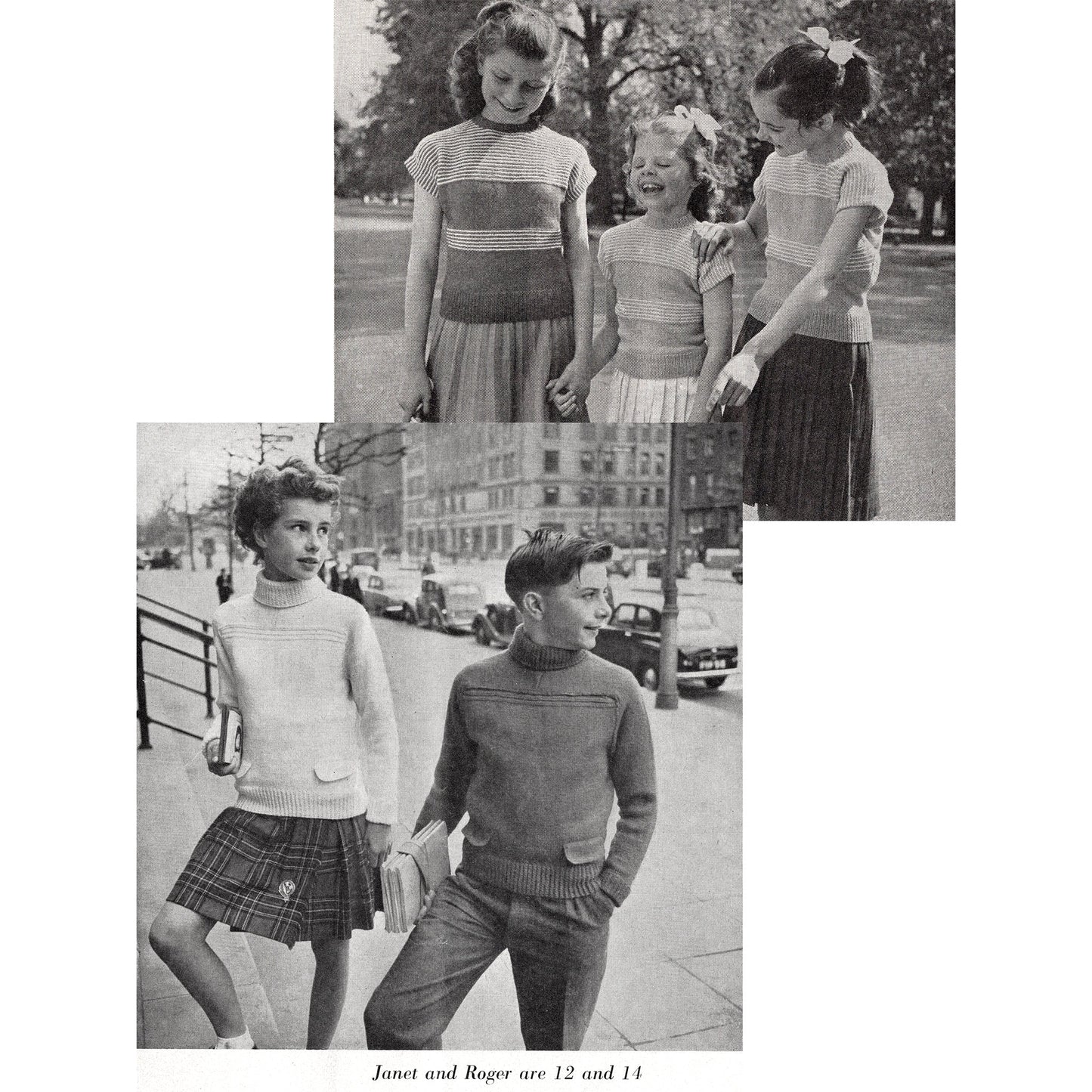 vintage knitting patterns download Day17Vintage B1003 Stitchcraft Magazine August 1956