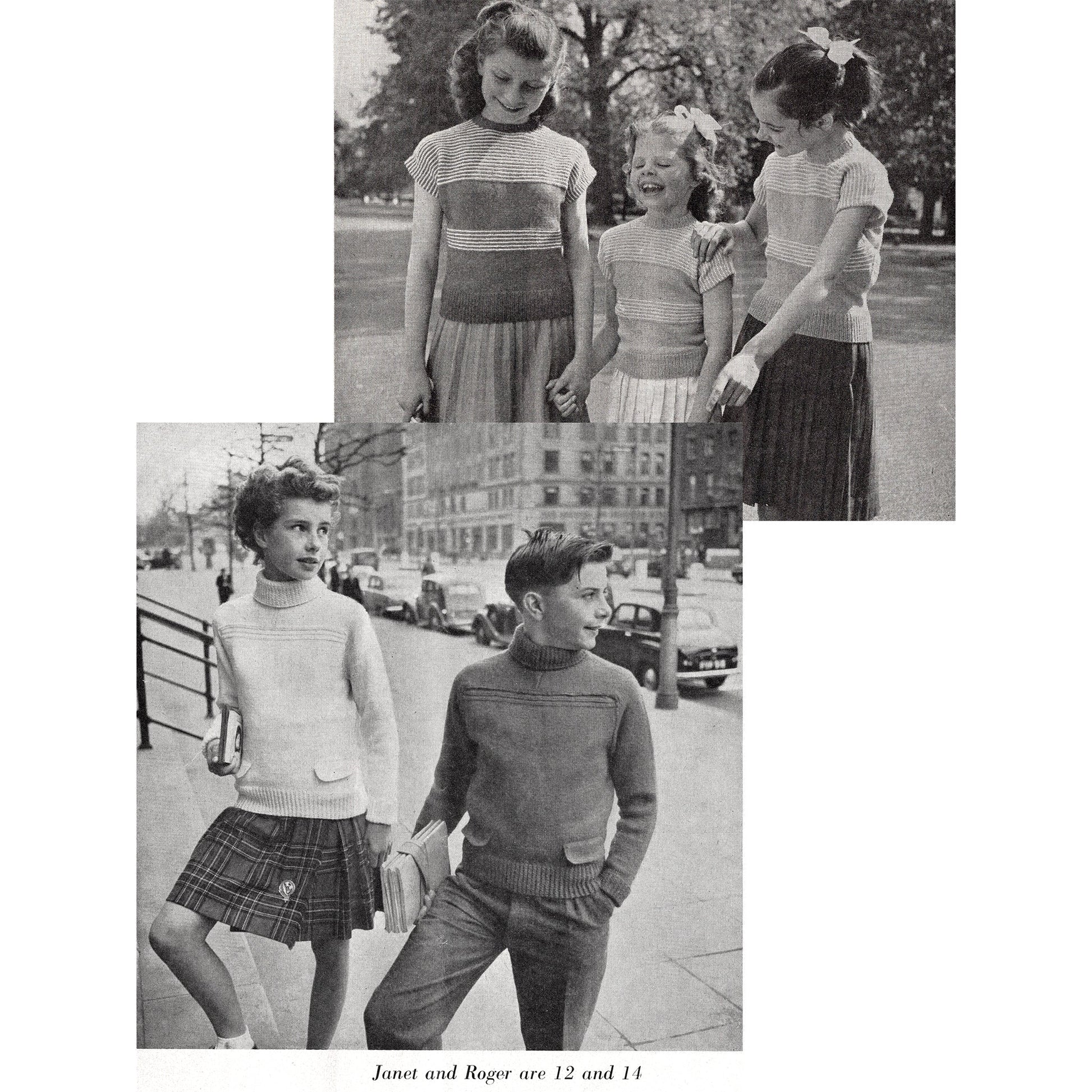 vintage knitting patterns download Day17Vintage B1003 Stitchcraft Magazine August 1956