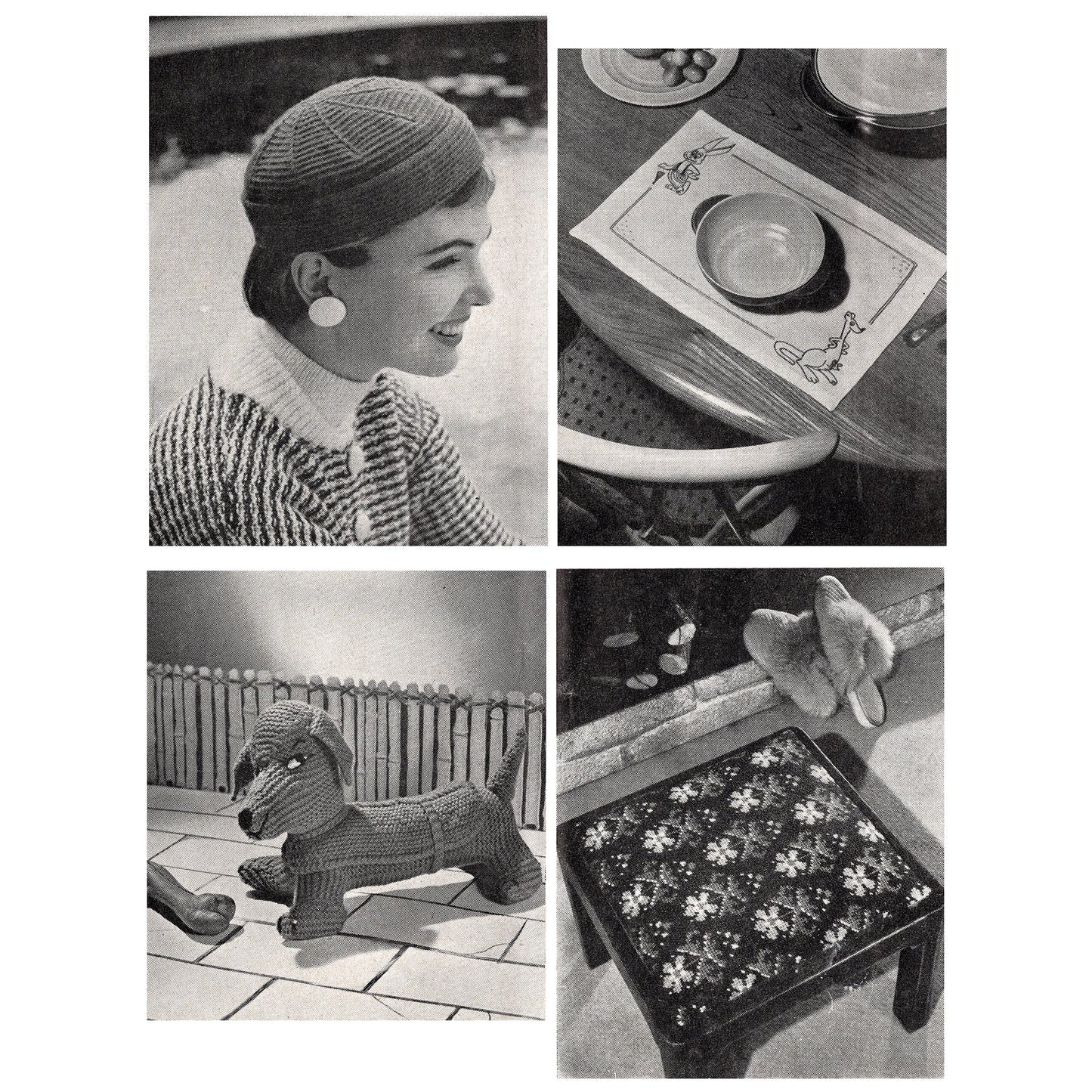vintage knitting patterns download Day17Vintage B1003 Stitchcraft Magazine August 1956