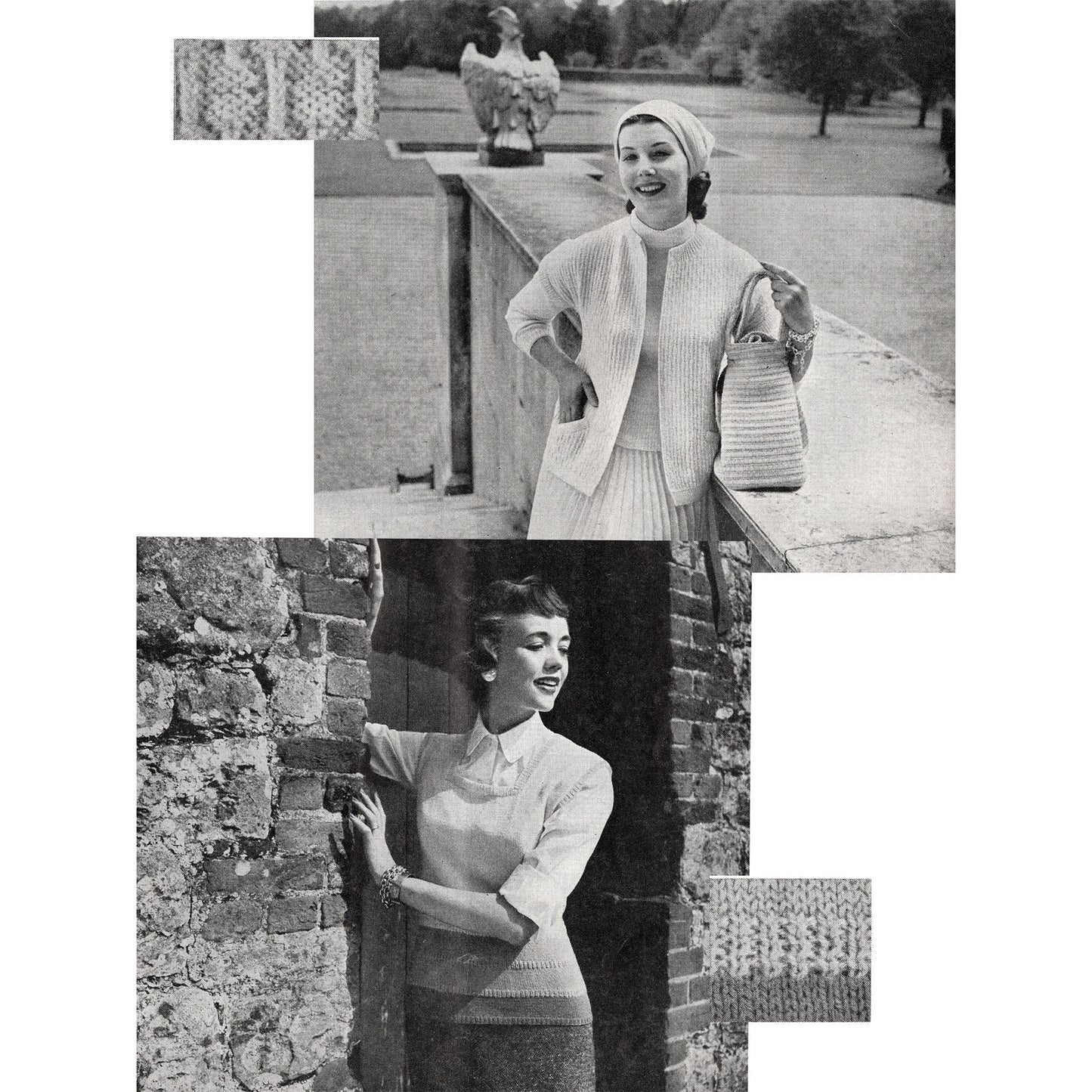 vintage knitting patterns download Day17Vintage B1003 Stitchcraft Magazine August 1956