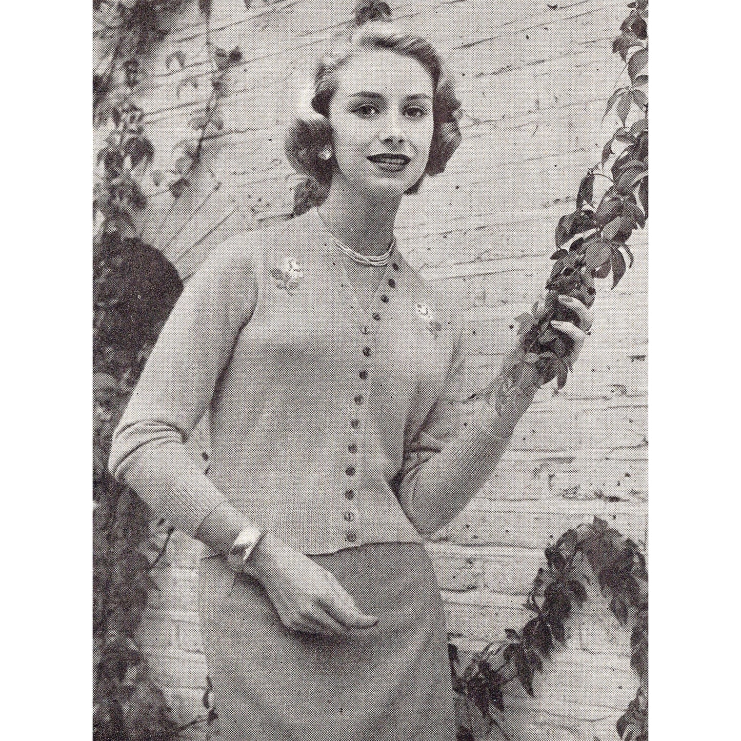 vintage knitting patterns download Day17Vintage B1006 Stitchcraft Magazine December 1957