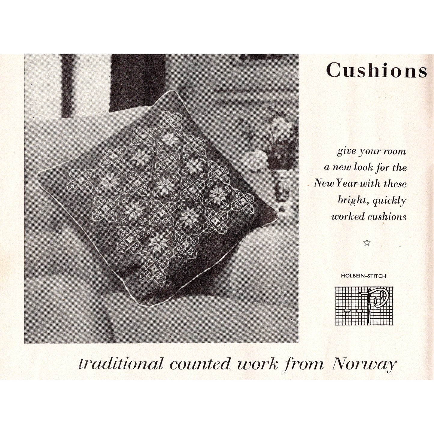 vintage knitting patterns download Day17Vintage B1006 Stitchcraft Magazine December 1957