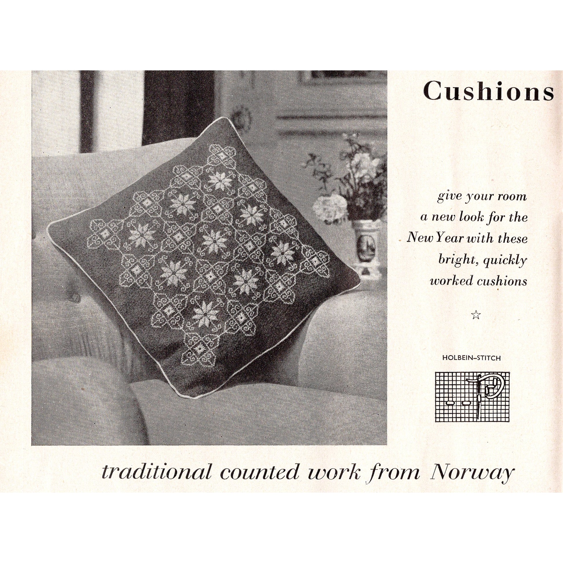 vintage knitting patterns download Day17Vintage B1006 Stitchcraft Magazine December 1957