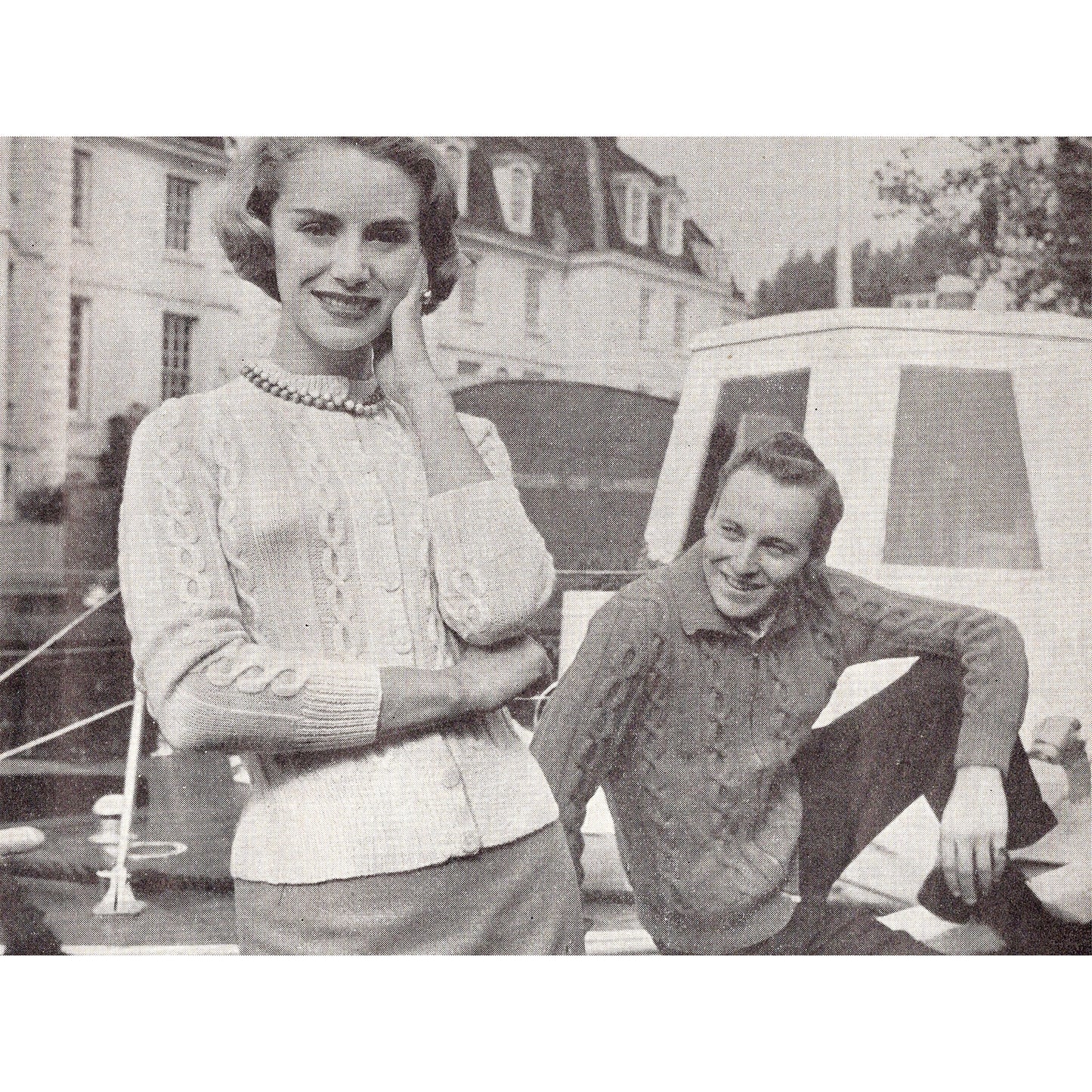 vintage knitting patterns download Day17Vintage B1006 Stitchcraft Magazine December 1957