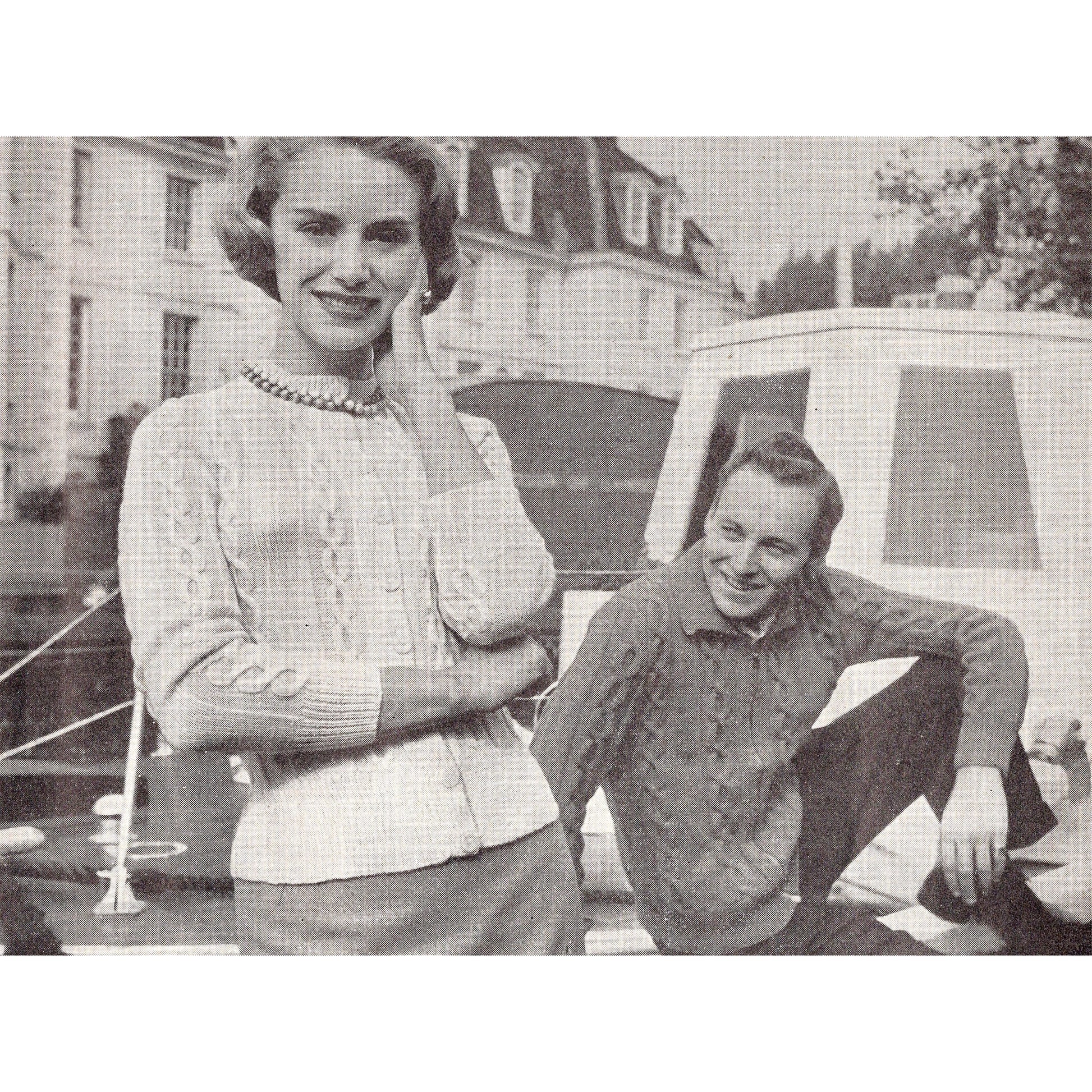 vintage knitting patterns download Day17Vintage B1006 Stitchcraft Magazine December 1957
