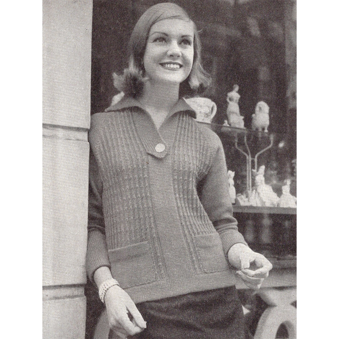 vintage knitting patterns download Day17Vintage B1006 Stitchcraft Magazine December 1957