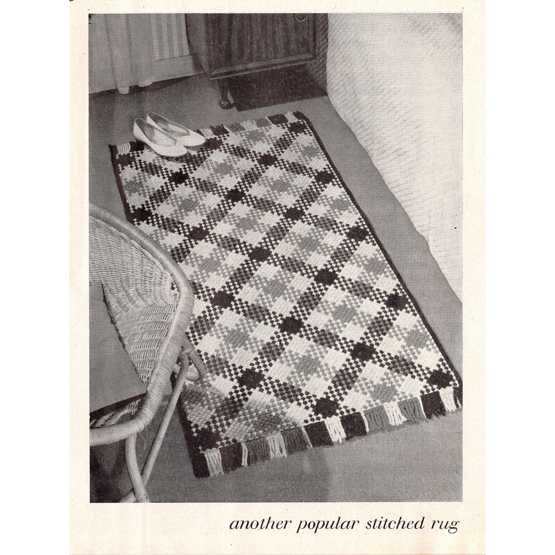 vintage knitting patterns download Day17Vintage B1006 Stitchcraft Magazine December 1957