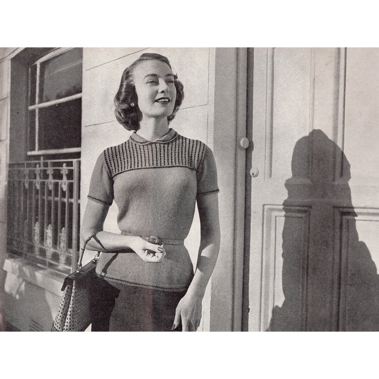 vintage knitting patterns download Day17Vintage B1008 Stitchcraft Magazine March 1955