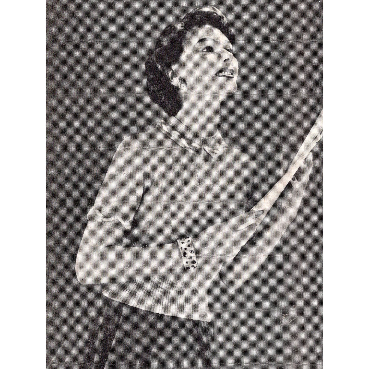 vintage knitting patterns download Day17Vintage B1008 Stitchcraft Magazine March 1955
