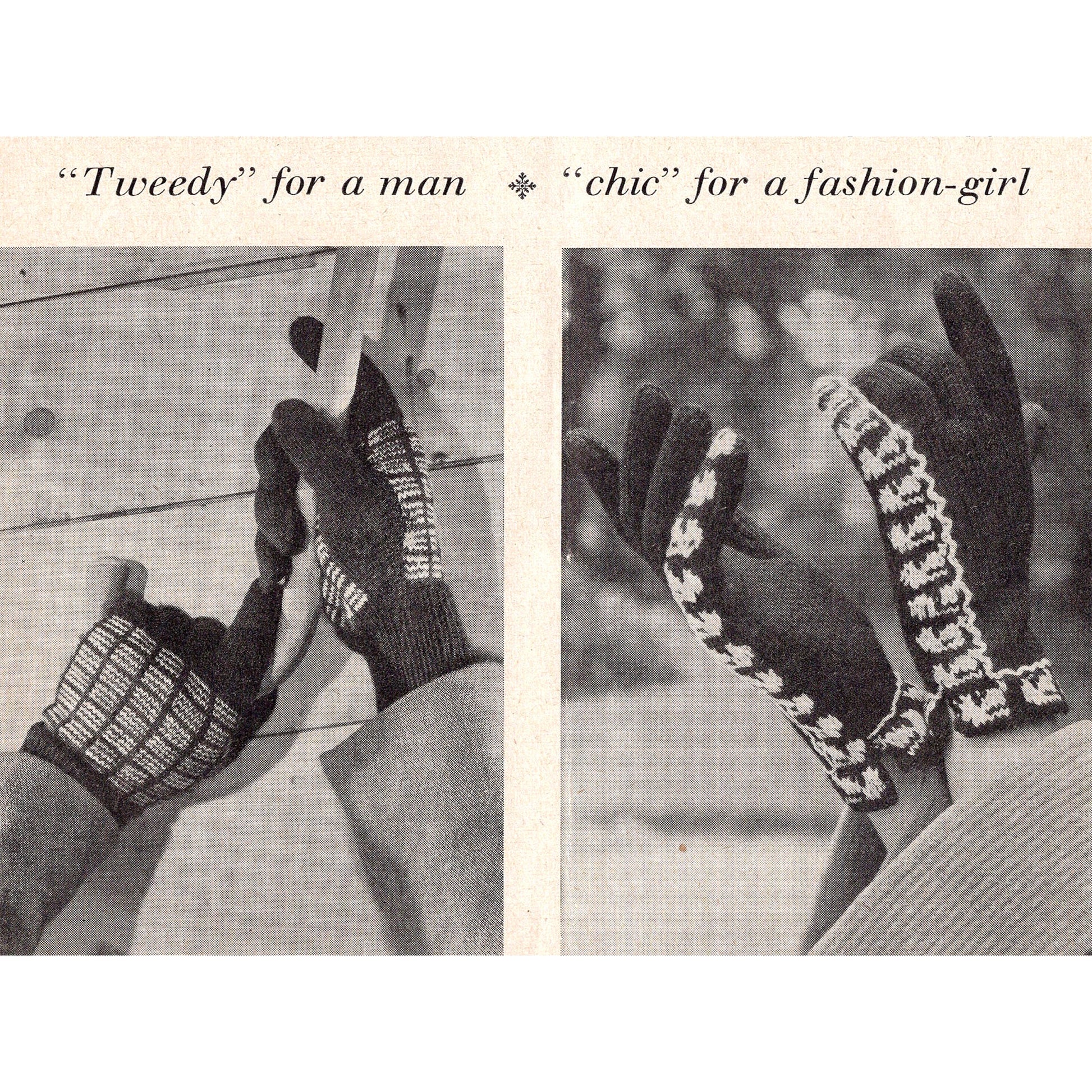 vintage knitting patterns download Day17Vintage B1009 Stitchcraft Magazine January 1955