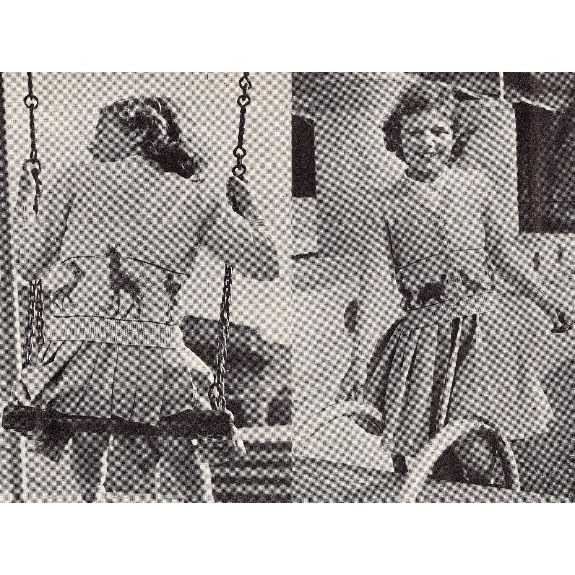 vintage knitting patterns download Day17Vintage B1009 Stitchcraft Magazine January 1955