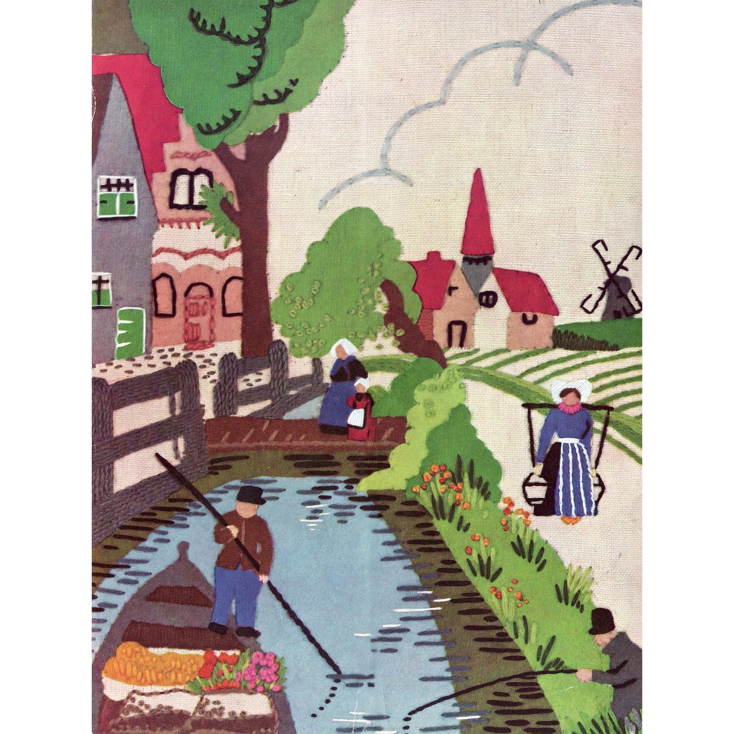 vintage knitting patterns download Day17Vintage B1009 Stitchcraft Magazine January 1955