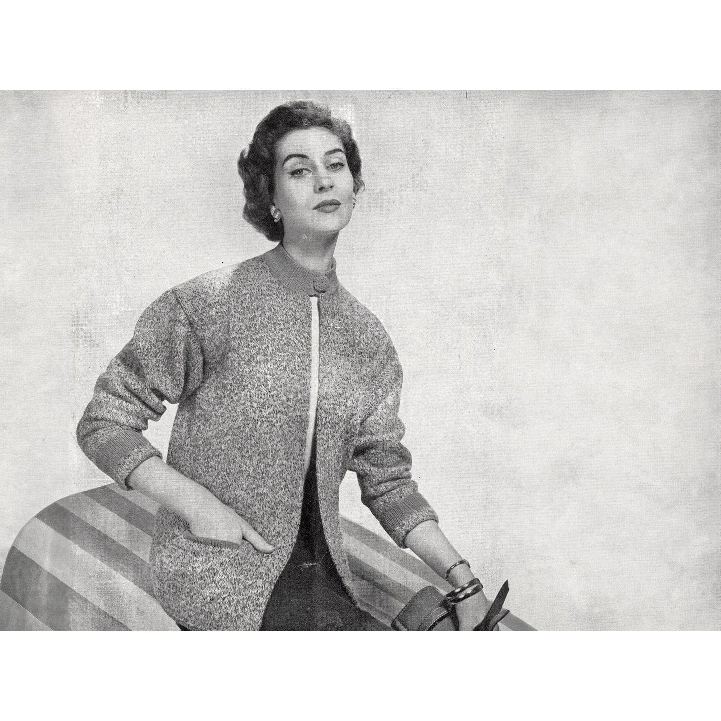 vintage knitting patterns download Day17Vintage B1010 Stitchcraft Magazine June 1955