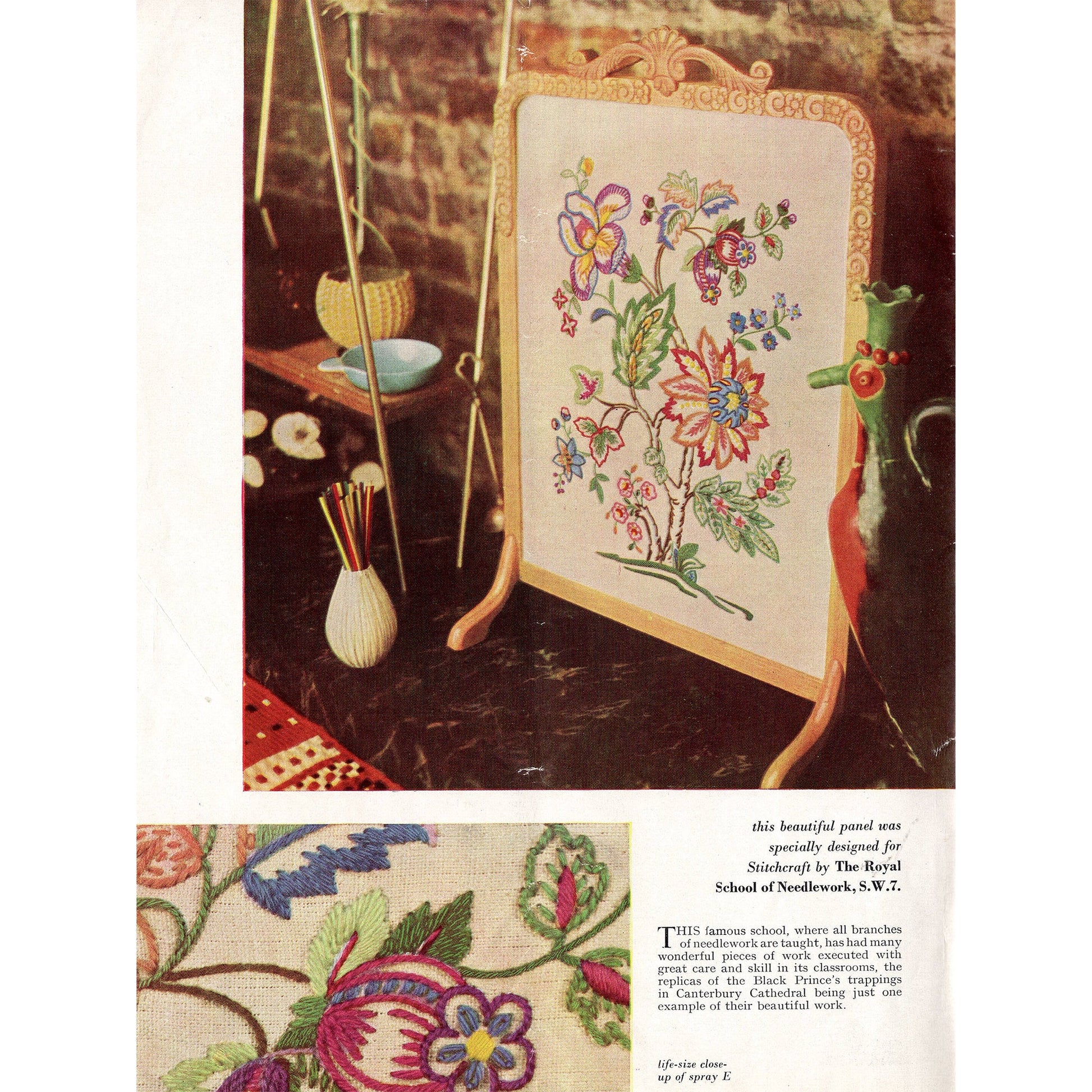 vintage knitting patterns download Day17Vintage B1010 Stitchcraft Magazine June 1955