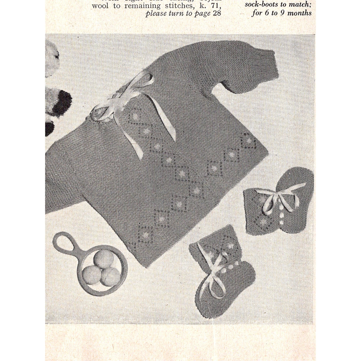 vintage knitting patterns download Day17Vintage B1012 Stitchcraft Magazine September 1956