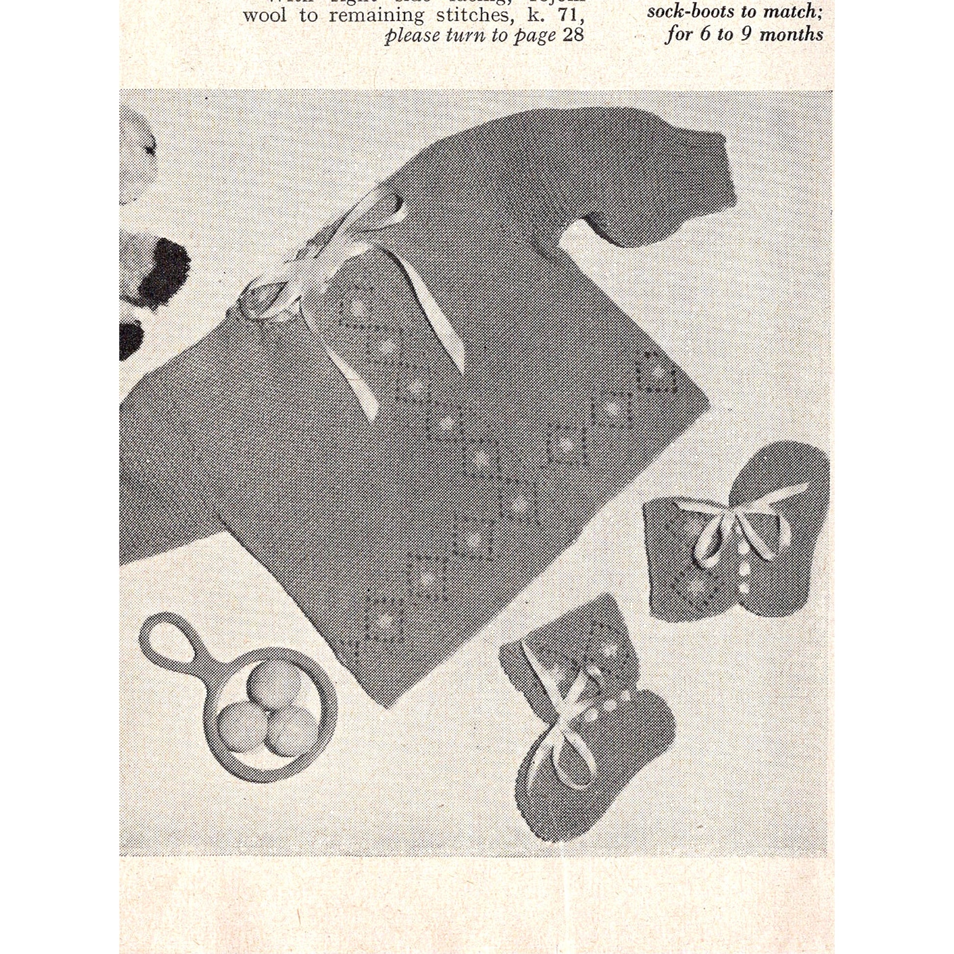 vintage knitting patterns download Day17Vintage B1012 Stitchcraft Magazine September 1956